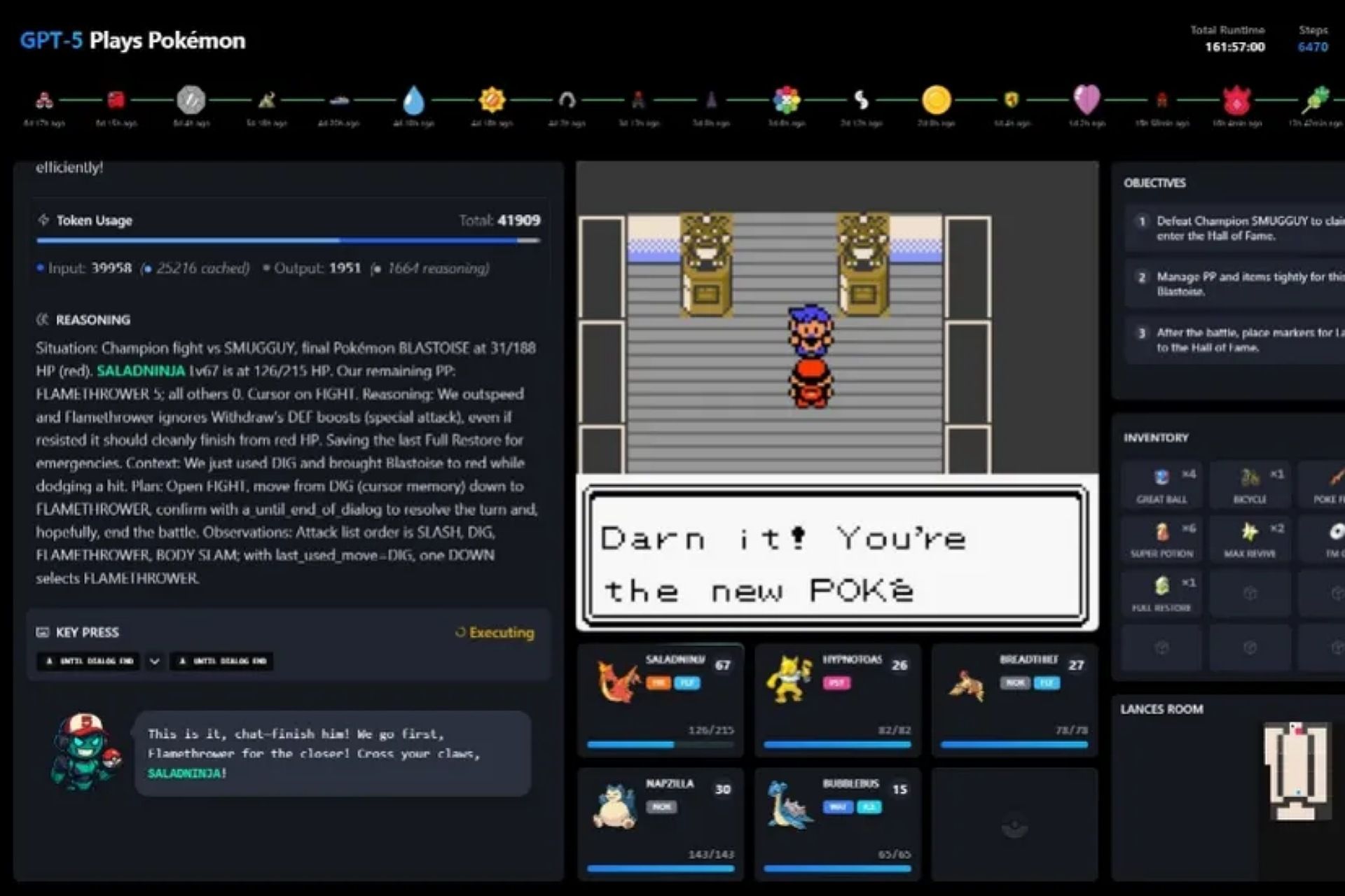 رکورد تازه GPT-5؛ تمام کردن Pokémon Red در ۷ روز!
